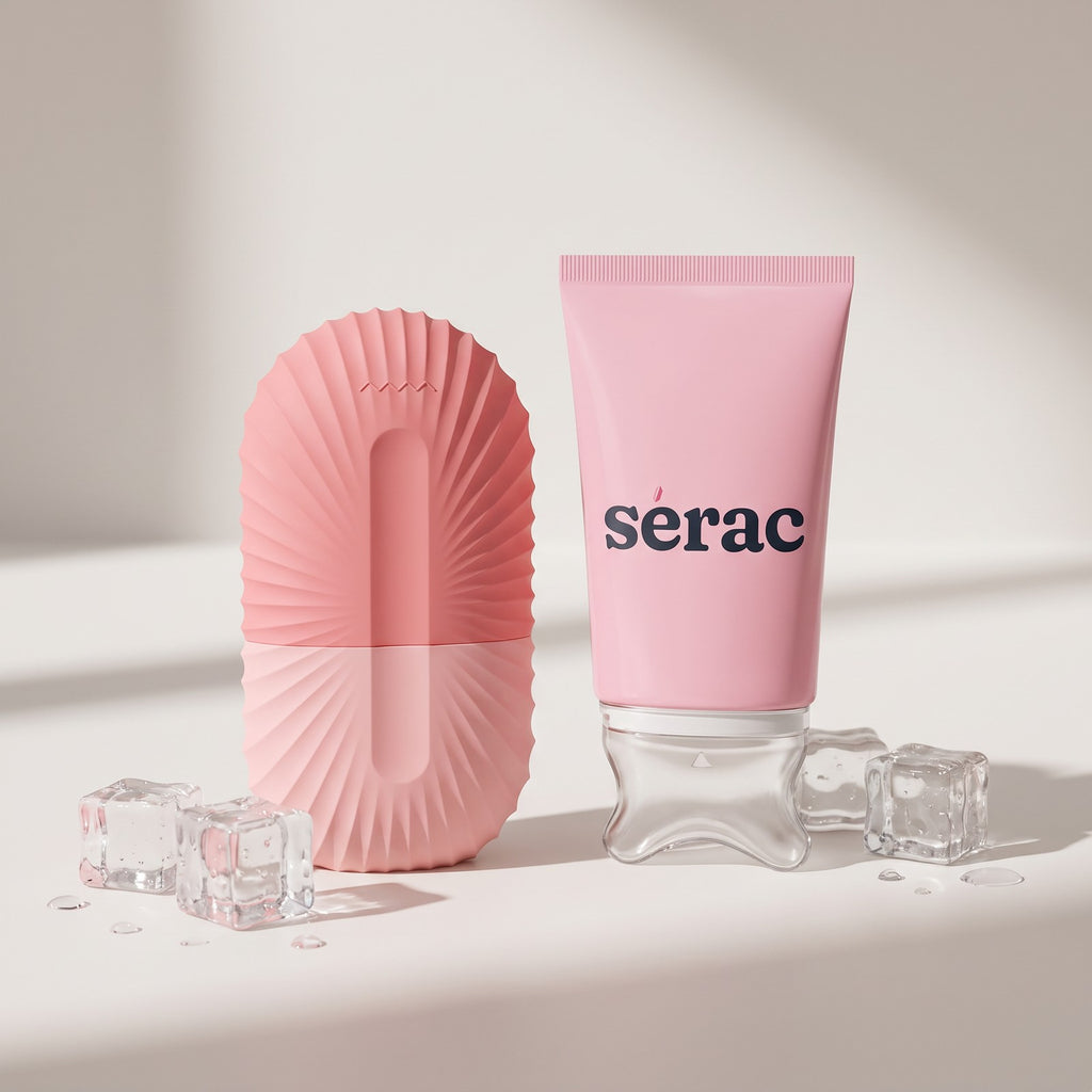 Le moule à glaçons avec la crème gua sha Sérac