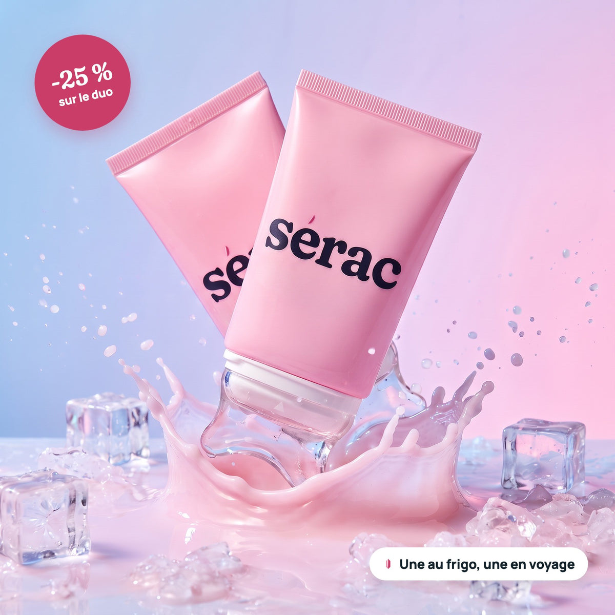 Le duo de crèmes Sérac, 25 % de remise