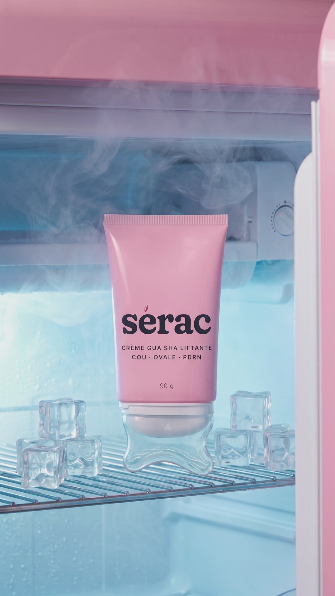 La crème Sérac sort du frigo